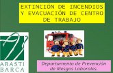 EXTINCIÓN DE INCENDIOS Y EVACUACIÓN DE CENTRO DE TRABAJO