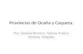 Provincias de Ocaña y  Caqueta .
