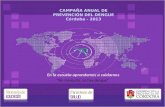CAMPAÑA ANUAL DE PREVENCIÓN DEL DENGUE Córdoba - 2013