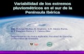 Variabilidad de los extremos pluviométricos en el sur de la Península Ibérica
