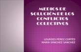 MEDIOS DE SOLUCIÓN DE LOS CONFLICTOS COLECTIVOS