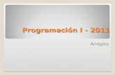 Programación I -  2011