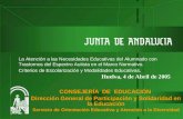 CONSEJERÍA  DE  EDUCACIÓN  Dirección General de Participación y Solidaridad en la Educación