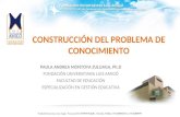 CONSTRUCCIÓN DEL PROBLEMA DE CONOCIMIENTO
