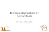 Técnicas diagnosticas en hematología