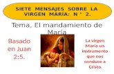 Tema, El  mandamiento de  María