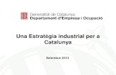 Una Estratègia industrial per a Catalunya