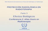 Parte  3 Efectos Biológicos Conferencia 2: Altas Dosis en Radioterapia