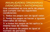 ANUALIDADES ORDINARIAS (VENCIDAS) Y ANTICIPADAS