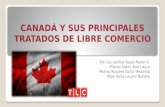 CANADÁ Y SUS PRINCIPALES TRATADOS DE LIBRE COMERCIO