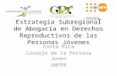 Estrategia Subregional de Abogacía en Derechos Reproductivos de las Personas Jóvenes