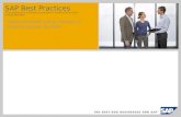 SAP Best Practices Conocimientos y experiencia sectorial y multisectorial sobre  el empaquetado