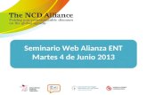 Seminario Web Alianza ENT Martes 4 de Junio 2013