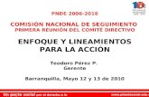 PNDE 2006-2016 COMISIÓN NACIONAL DE SEGUIMIENTO  PRIMERA REUNIÓN DEL COMITÉ DIRECTIVO