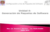 PUI Configuración y Uso de Paquetes de Software