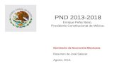 PND 2013-2018 Enrique Peña Nieto,  Presidente Constitucional de México.