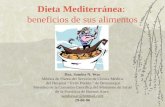 Dieta Mediterránea :  beneficios de sus alimentos