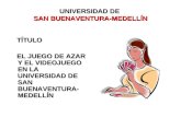 UNIVERSIDAD DE  SAN BUENAVENTURA-MEDELLÍN