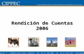 Rendición de Cuentas 2006