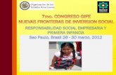 7mo. CONGRESO GIFE  NUEVAS FRONTERAS DE INVERSION SOCIAL