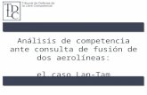 Análisis de competencia ante consulta de fusión de dos aerolíneas: el caso Lan-Tam
