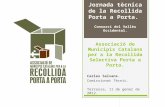 Jornada tècnica de la Recollida Porta a Porta.  Consorci del Vallès Occidental.