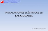 INSTALACIONES ELÉCTRICAS EN LAS CIUDADES
