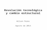 Revolución tecnológica y cambio estructural