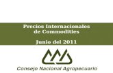 Precios Internacionales de  Commodities Junio del 2011