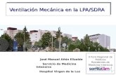 Ventilación Mecánica en la LPA/SDRA
