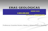 ERAS GEOLÓGICAS DESDE HACE  4.500.000.000      DE AÑOS AL  PRESENTE