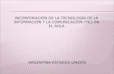 INCORPORACIÓN DE LA TECNOLOGÍA DE LA INFORMACIÓN Y LA COMUNICACIÓN (TIC) EN EL AULA