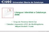Llengua i identitat a Catalunya 2008