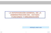 LA INTERVENCIÓN GENERAL DE LA ADMINISTRACIÓN DEL  ESTADO: FUNCIONES Y ORGANIZACIÓN