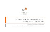 SIMULADOR TENPOMATIC INFORME - FIRMA 6