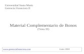 Material Complementario de Bonos (Tema III)