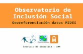 Observatorio de Inclusión Social