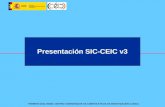 Presentación SIC-CEIC v3
