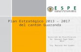 Plan Estratégico 2013 –  2017  del cantón Guaranda