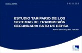 ESTUDIO TARIFARIO DE LOS SISTEMAS DE TRANSMISIÓN SECUNDARIA SSTD DE EEPSA