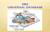 DB2  UNIVERSAL DATABASE