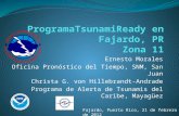 ProgramaTsunamiReady en Fajardo, PR Zona 11