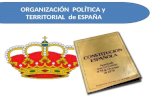 ORGANIZACIÓN  POLÍTICA y  TERRITORIAL  de ESPAÑA