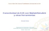 Conectividad de EJS con Matlab/Simulink y otras herramientas