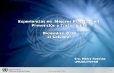 Experiencias en  Mejores Practicas en  Prevención y Tratamiento Diciembre 2010 El Salvador