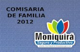 COMISARIA  DE FAMILIA  2012