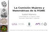 La Comisión Mujeres y Matemáticas de la RSME