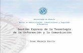 Gestión Express de la Tecnología de la Información y la Comunicación
