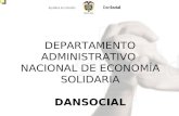 DEPARTAMENTO ADMINISTRATIVO  NACIONAL DE ECONOMÍA SOLIDARIA DANSOCIAL