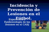 Incidencia y Prevención de Lesiones en el Fútbol.